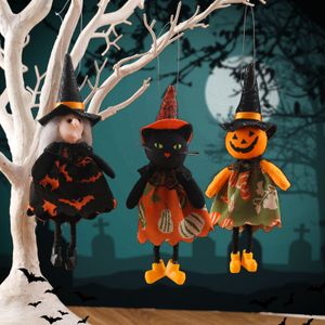 Halloween Toys Small Hanging Piece Ghost Festival Pumpkin Ghost Witch Toy Horror Pendant Trick Pendants