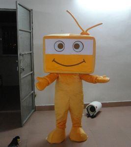 Costume de mascotte TV Halloween de haute qualité, dessin animé en peluche, personnage de thème animé, taille adulte, carnaval de Noël, fête d'anniversaire, tenue fantaisie