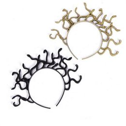 Halloween Vintage Medusa Serpiente Disfraz Diadema Cosplay Dress-Up Tocado Carnaval Mardi Gras Masquerade Party Supplies GC2231