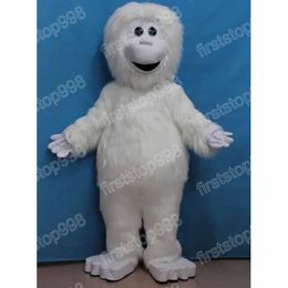 Halloween White Monkey Mascot Costume Cartoon Anime Thème personnage unisexe adultes taille Advertising Access