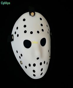 Halloween White Poreous Men Mask Jason Voorhees Freddy Horror Movie Hockey Scary Masks For Party Women Masquerade8675995