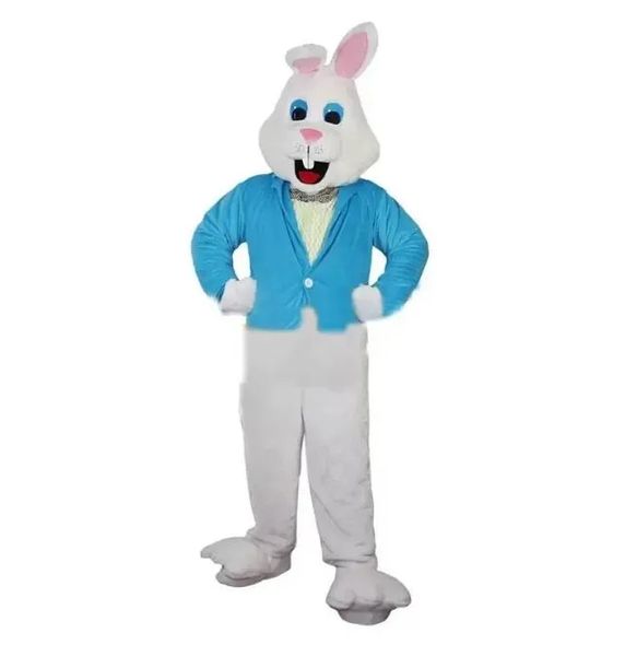 Disfraces de mascota de conejito de conejo blanco de Halloween Carnaval Regalos de Halloween Adultos Traje de juegos de fiesta de lujo Celebración navideña Trajes de personajes de dibujos animados