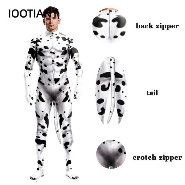 Halloween Costumes de Cosplay entiers vêtements animaux Catsuits vache à lait 3D imprimé fantaisie combinaisons adulte unisexe Zentai costume body
