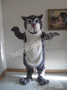 Halloween Wild Cat Mascot Costuums Hoogwaardige stripfiguur Outfit Pak Halloween volwassenen Maat Verjaardagsfeestje Outdoor Festival Jurk