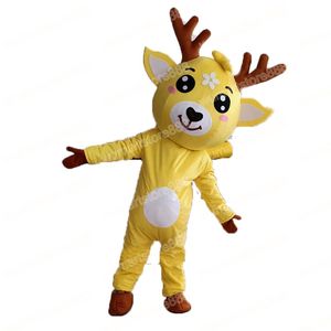 Disfraz de Mascota de alce amarillo para Halloween