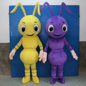 Costumes de tenue de fourmi Halloween Yellow / violet