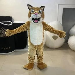 HalloweeTiger Marionet Mascotte Kostuum Cartoon Anime thema karakter Carnaval Volwassen Unisex Jurk Kerst Fancy Prestaties Feestjurk