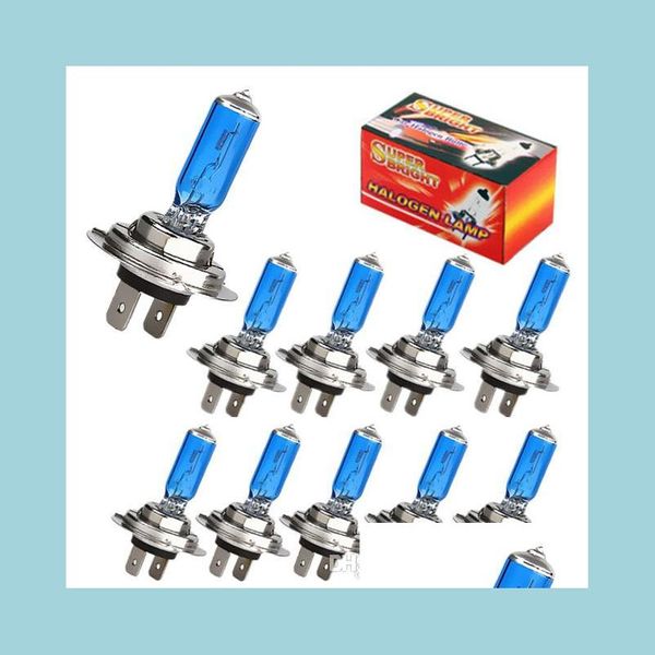 Feux de voiture halogènes 10pcs halogène BBS super lumineux H1 H3 H7 H4 H11 HB3 HB4 HB5 9004 9005 9007 feu antibrouillard blanc 12V 55W lampe frontale de voiture D Dhthu