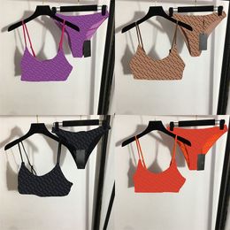 Halter Designer Swimwear Vrouwen Tweede stuk badpak badpakken sexy ontwerpers bikini dames sling bh bh -beurtjes ondergoed ondergoed