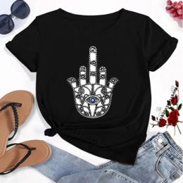 Hamasa Hand of Fatima imprimer les t-shirts pour femmes