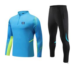 Hamburger SV Trajes deportivos de ocio para hombres y niños Ropa de entrenamiento con semicremallera de manga larga para exteriores Abrigo deportivo informal talla 4XS-2XL