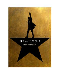 Hamilton une affiche musicale américaine peinture imprimé décor de maison encadré ou sans cadre