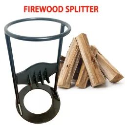 Hammer Firewood Distribuidor Manual de leña Distribuidor Wedge Hatch Eckge Handmed Pasado Hecho de hierro fundido Firewood Splitter Dropshipping