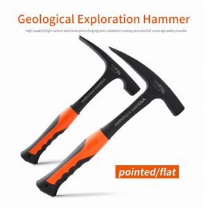 Hamer Multifunctionele Professioneel Handgereedschap Geologische Hamer Mijnonderzoek Onderzoek Spitse Tip Multitool Bouwgereedschap 230620