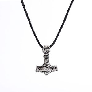 Hamer van Mjolnir hanger ketting Noordse Scandinavische Viking Elegante eenvoud Creatieve minimalistische dames Kpop -ketens