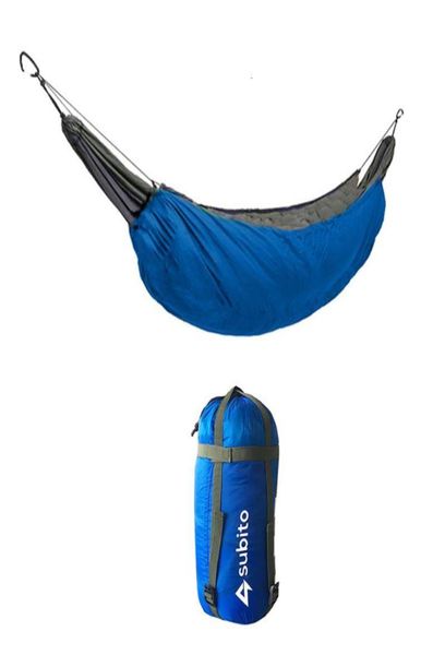 Hamac sac de couchage ultraléger Camping en plein air coupe-vent couverture chaude Portable hiver sous couverture de couette sacs en coton 4989665