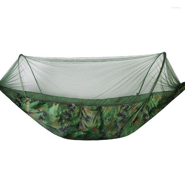 Hamacs 250x120cm Hamac portable Double personne Camping Survie Jardin Chasse Loisirs Voyage Meubles Parachute