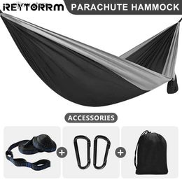 Hamacs 86x35 pouces pendentif de camping unique en plein air pendentif de parachute léger portable de haute qualité adapté aux terrasses d'aventure de tourisme de parc Y240322