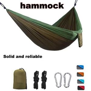 Hangmatten kamperen Hangmat draagbare hangmatten lichtgewicht nylon parachute hangmatten voor backpacken reizen strand achtertuin wandelen