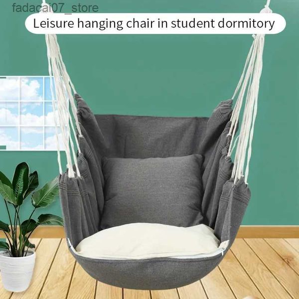 Hamacs Hamacs compact Portable Swing Chairrs Facile Installer High-Capacité confortable Détente extérieure adaptée aux plages de jardins Camping, etc.