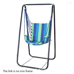 Hangmatten mode slaapzaal boetiek strand hangmat volwassen kinderen park swing 7 kleuren canvas hangende stoel comfortabel spons cadeau