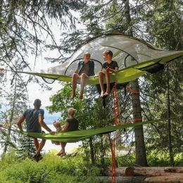 Hamacs Hamacs Portable Camping Hamac Hamac Triangle Tente Hamacs Aerial Mulperson Hammock Équipement de hamac