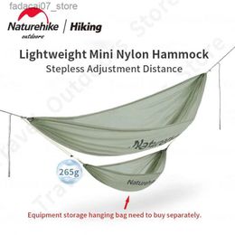 Hamacs NatureHike portable Ultra Light Camping Single Hangle Roueur de 150 kg de swylon en nylon extérieur 30D Mini d'appareil Suspension Bagq