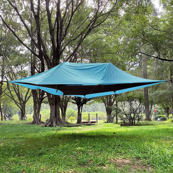 Hamacs de Camping en plein air, tente d'arbre suspendue, voyage, visite autonome, hamacs familiaux avec filet étanche