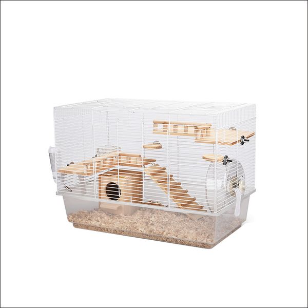 Hamster Cage Golden Silk Bear 60 House Basic Hedgehog Guinée Pig Rabbit Honey Sac Glieur Pet Nest Cage Cage Pet Supplies