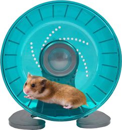 Zoupgmrhs hamster oefenwiel, stille spinner hamster lopen wielen, diameter 6,7 inch, groen