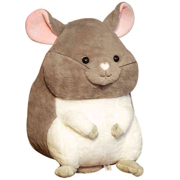 Hamster Oreiller Vers Le Bas Coton En Peluche Jouets Doux En Peluche Poupée Oreiller Dessin Animé Mignon Cadeau Pour Ld Enfant J220729