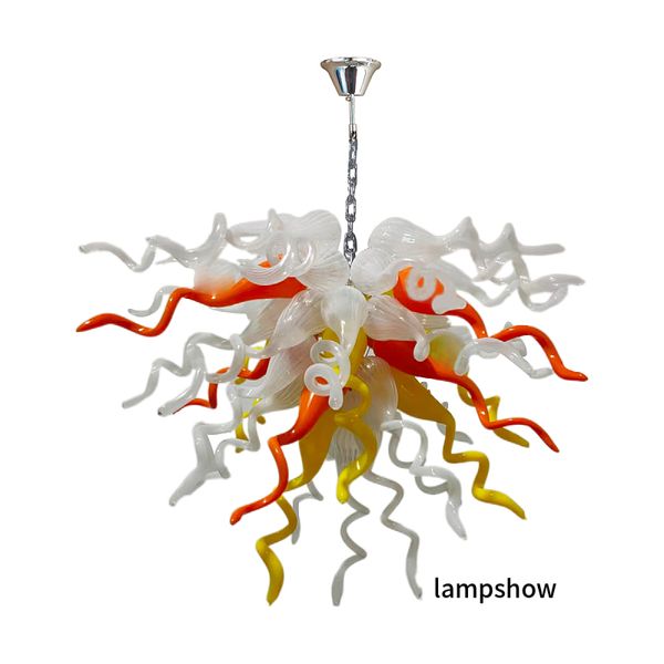 Handgeblasene Glas-Kronleuchter-Lampen, CE-UL-Zertifikat, LED-Kronleuchter, Deckenbeleuchtung, luxuriöse Kunst-Schaufenstermöbel für Hotel, Wohnzimmer, Bar, Party-Dekoration LR1482