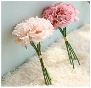 Bouquet à main 26 cm / 10 pouces artificiels subshrubby peony fleur de fleur de soie pour la fête pour la décoration de la maison