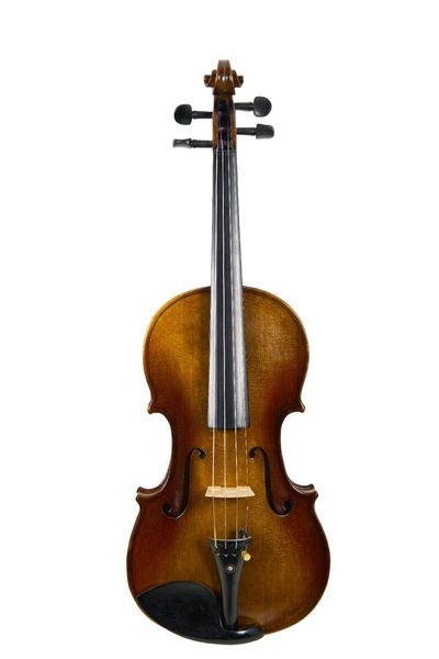 Patrón 'Beethoven' tallado a mano Violín Violín Flamed Maple y Spruce Case