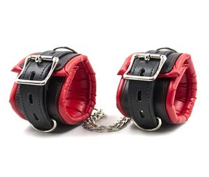 Menottes Bdsm en cuir poignet poignets de cheville Bondage esclave ceinture de retenue dans les jeux pour adultes pour les couples jouets sexuels fétichistes pour femmes hommes 7460742