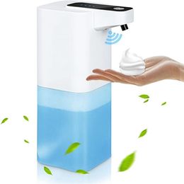 Handschuim vloeibare zeep dispenser automatische s voor badkamer touchless schotel elektrische gratis 211206