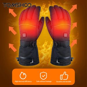 Chauffe-mains et pieds Tomshoo Gants chauffants pour hommes et femmes Batterie électrique 5V 4000mAh Gants de ski chauffants pour l'extérieur pour l'escalade, la randonnée et le cyclisme 231116