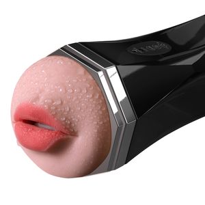 Hand gratis mannelijke masturbators elektrische sex vibrator met realistische vagina orale krachtige masturbatie beker volwassen seksspeeltjes voor mannen