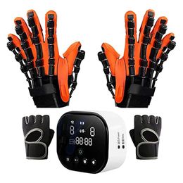 Función de la mano Masaje Rehabilitación Robot Guante de entrenamiento de los dedos Dispositivo de fisioterapia personal para la hemiplejia de accidente cerebrovascular 2312222