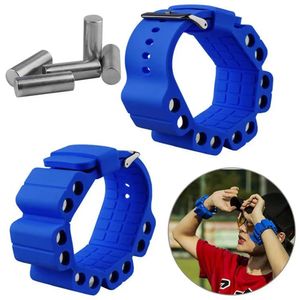 Pinces à main 2 pièces poids de poignet durables bracelet réglable en silicone poids de poignet portables pour l'exercice de remise en forme marche jogging yoga gymnase 231129