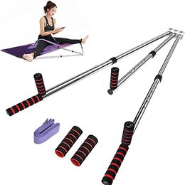 Handgrijpers 3 bar been brancard Stretcher verstelbare split stretching machine roestvrij staal home yoga dance oefening flexibiliteit trainingsapparatuur 230816