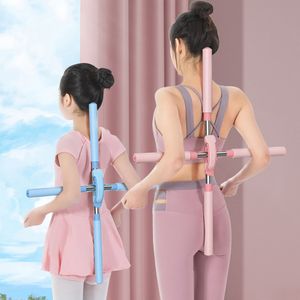 Handgrijpers Yoga Posture Corrector Stick Hunchback Pilates Standing Training Home Gym Accessoires Fitness Oefening Apparatuur 2023 230816