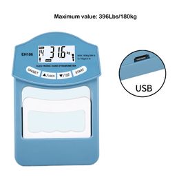 Handgrepen 396lbs180 kg digitale handdynamometer Grip Sterkte Meet Meter Auto Creating Electronic Hand Grip Power 230508