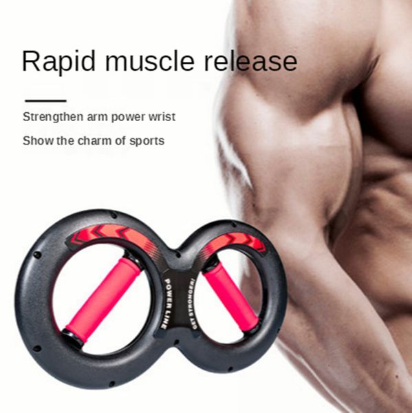 Poignées 5-30kg 8-Word Chest Expander Power Wrist Device Workout Muscle Fitness Sports Equipment Gym Forearm Force Force Exerciseur 230530