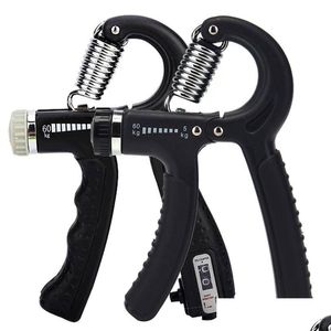 Hand Grips 560Kg Adjustable Heavy Gripper Fitness Exerciser Grip Wrist Training Increase Strength Spring Finger Pinch Carpal Expande Dhjv7