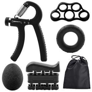 Poignées 6PCSet Gym Fitness Réglable Poignée Ensemble Kit Doigt Avant-Bras Force Récupération Musculaire Main Pince Exerciseur Entraîneur 221020