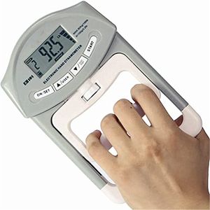 Poignées de main Dynamomètre à main électronique numérique Compteur de mesure de la force de préhension Puissance de la poignée automatique 200 Lbs 90 Kgs Outils de sport pour les mains 230717