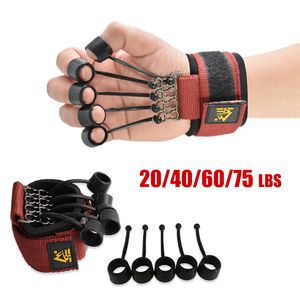 Poignées d'entraînement d'extension de flexion des doigts 20/40/60/75 lbs Fitness Sports Finger Strength Exerciser 230720