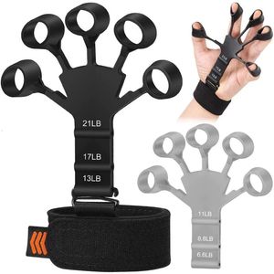 Hand Grips Flex Grip Gripsters Strengthener Expander Resistance Rubber Elastic Band Finger Trainer Handgrip Fitnes Flexgrip for Sport 231204