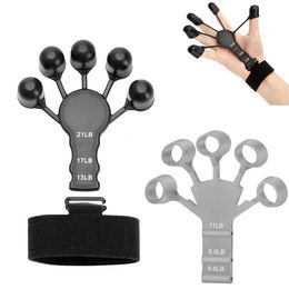 Hand Grips Gitaar Vinger Strengthener Grip Strength Trainer Finger Exerciser Hand Strengthener voor Patiënten Krachttraining 230617